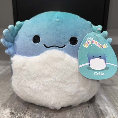 Squishmallows Cella The Blue Ombré Bearded Dragon 7.5'' Fuzzy Belly Prehistoric
