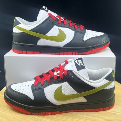 Nike Dunk Low Id By You Black White Red Green Men s Sz 10 FJ2253-901