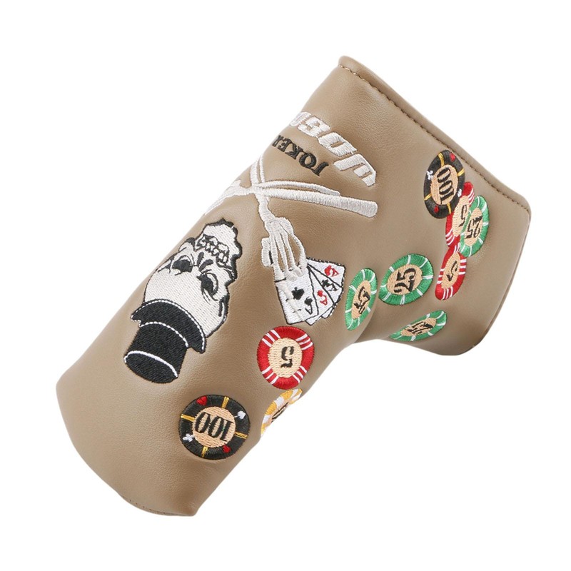 Golf Putter Cover Magnetic Closure PU Leather Golf Putter Headcover Golf Accesso