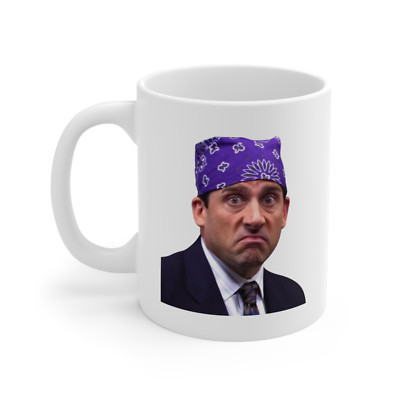 PRISON MIKE Michael Scott The Office US TV Show Funny Coffee Tea Mug Cup White