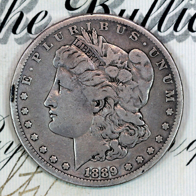 * 1889-CC * FINE+/VERY FINE MORGAN SILVER DOLLAR * FROM ORIGINAL COLLECTION