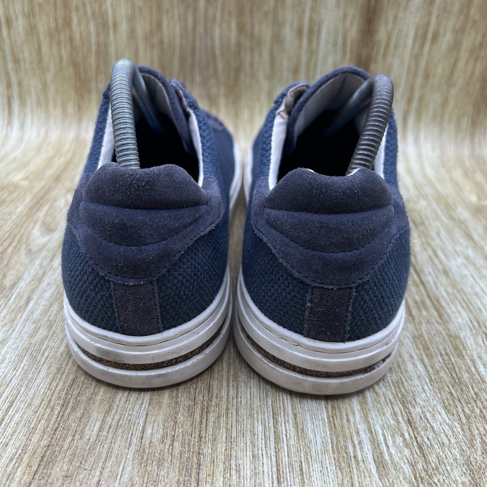 Birkenstock Bend Low Men's Size 9 EU 42 Blue Casual Sneakers Shoes Suede