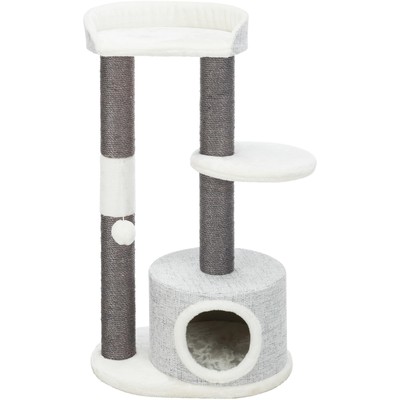 Pilar Cat Scratching Post 39.4 Inch - with Durable Sisal Rope (Gray) and Cond...