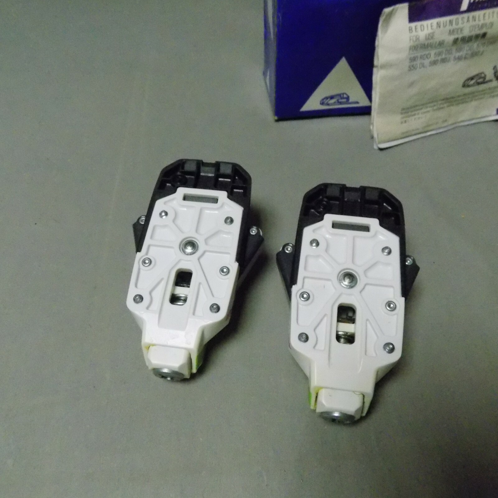 Tyrolia 540 C vintage ski bindings set new in box New Old Stock front  and back