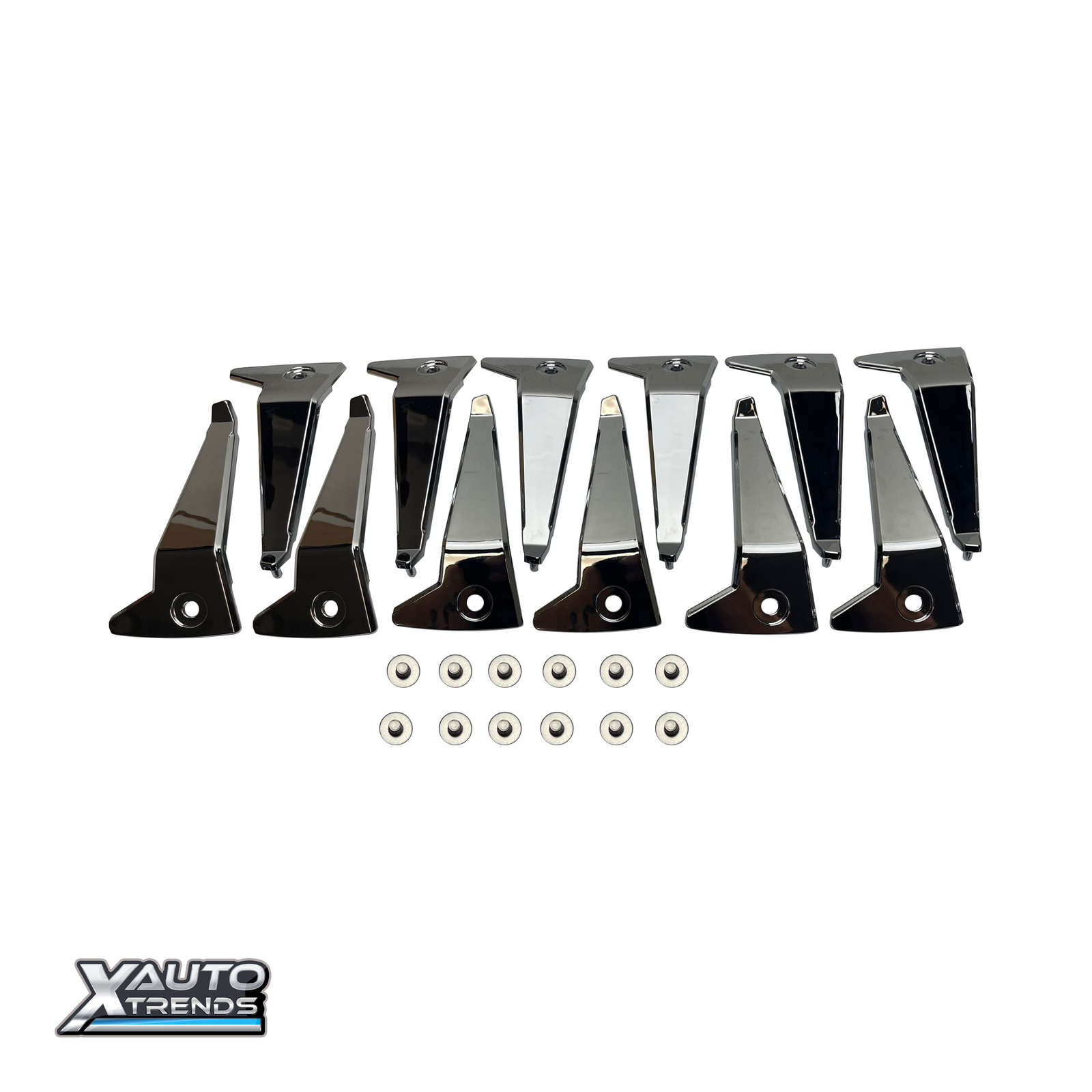 KMC XD Series XD822 Wheel Insert Fins Chrome 18X10 ET -24 12