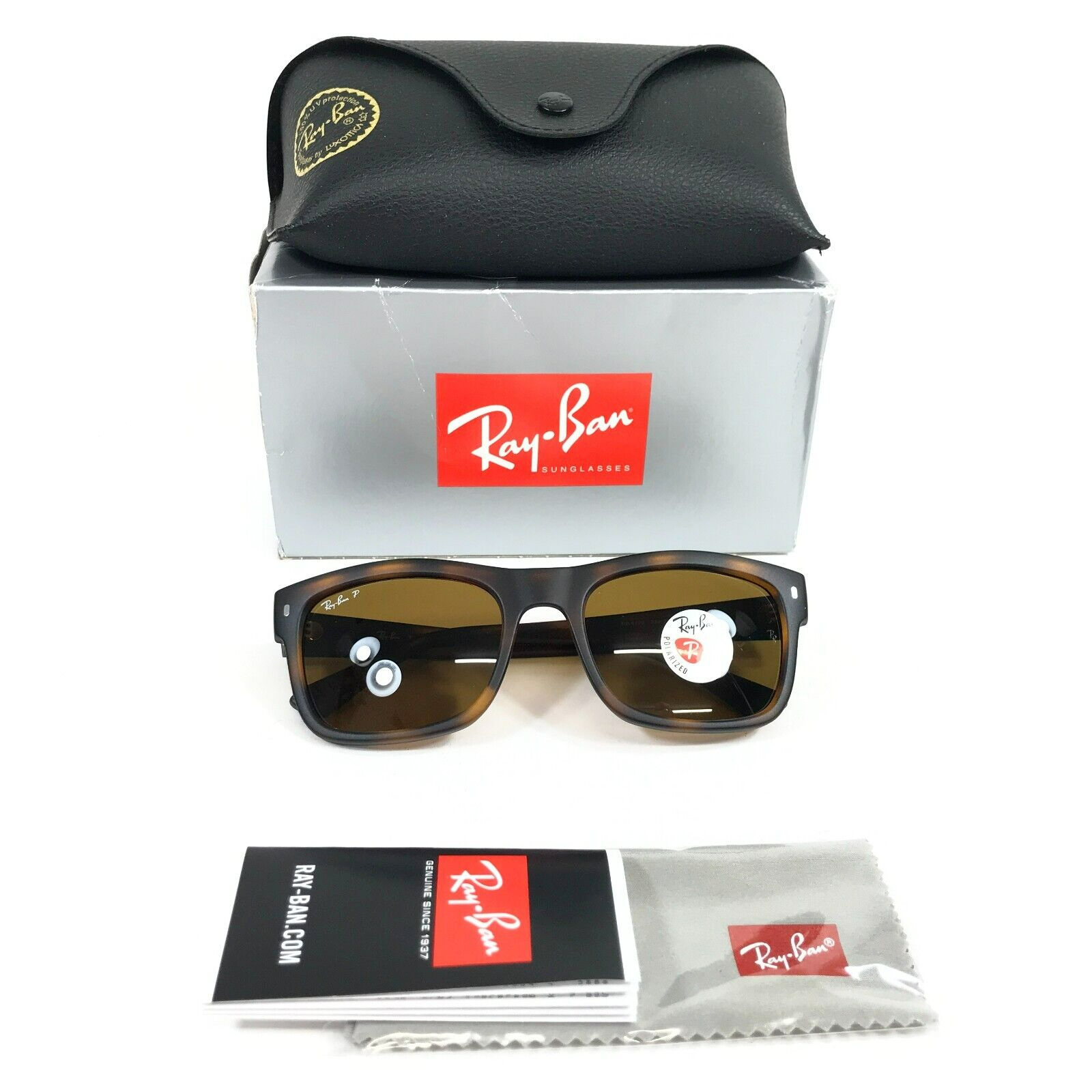 Ray-Ban Sunglasses RB4428 894/57 Matte Tortoise Square w  display picture 2