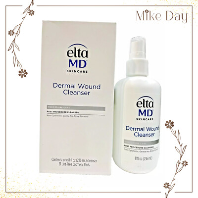 EltaMD Dermal Wound Cleanser 8oz / 235ml EXP: 07/25 Brand New In Box Sealed