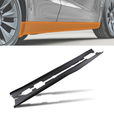 Side Skirts for Chevy Camaro RS SS LT LS 2016 2017-2023 Matte Black ABS Plastic