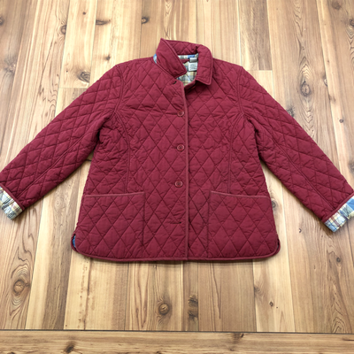 Ll bean quilted coat top