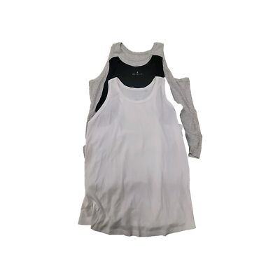 NEW Danskin Womens 2 Pack Grey & Navy Tank Tops Large