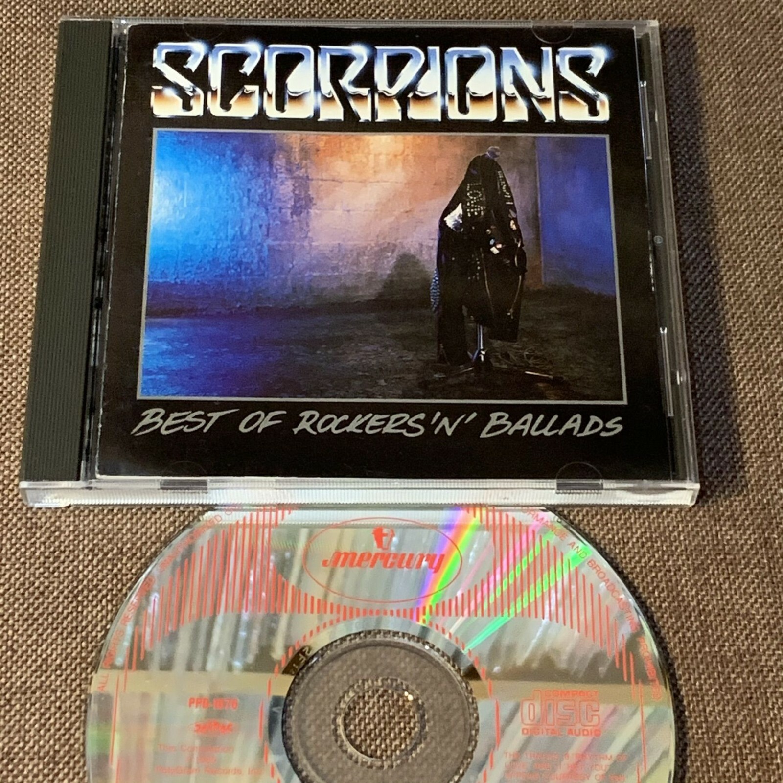 SCORPIONS Best Of Rockers 'N' Ballads JAPAN CD PPD-1076 w/16