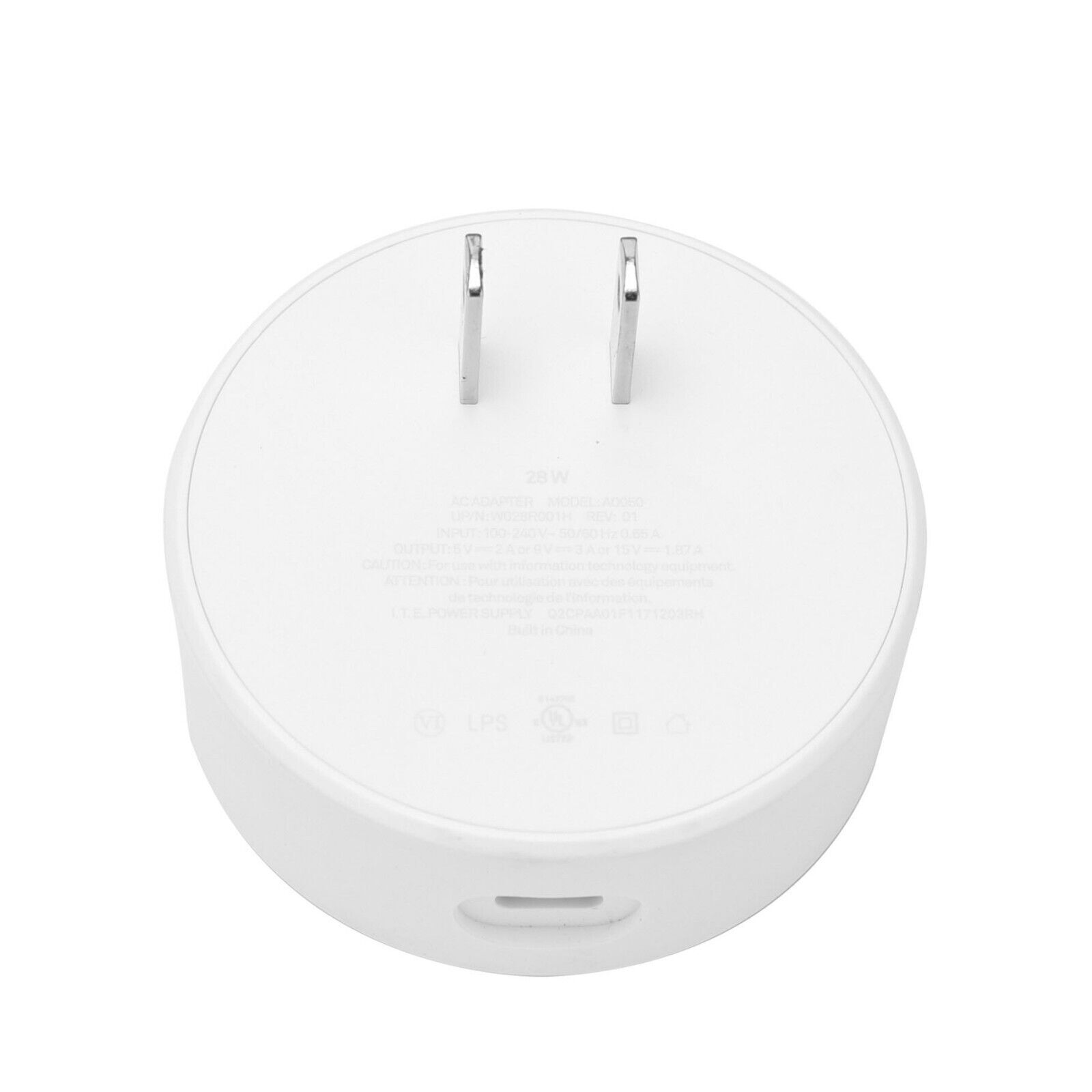 28W PD USB-C TYPE C Power Adapter charger A0050 For Google Nest Cam IQ indoor US