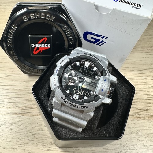 NEW LIMITED EDITION CASIO G-SHOCK G'MIX Bluetooth Silver 