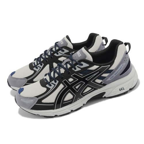 Asics GEL-Venture 6 Glacier Grey Black White Мужчины Унисекс Бег 1201A553-021