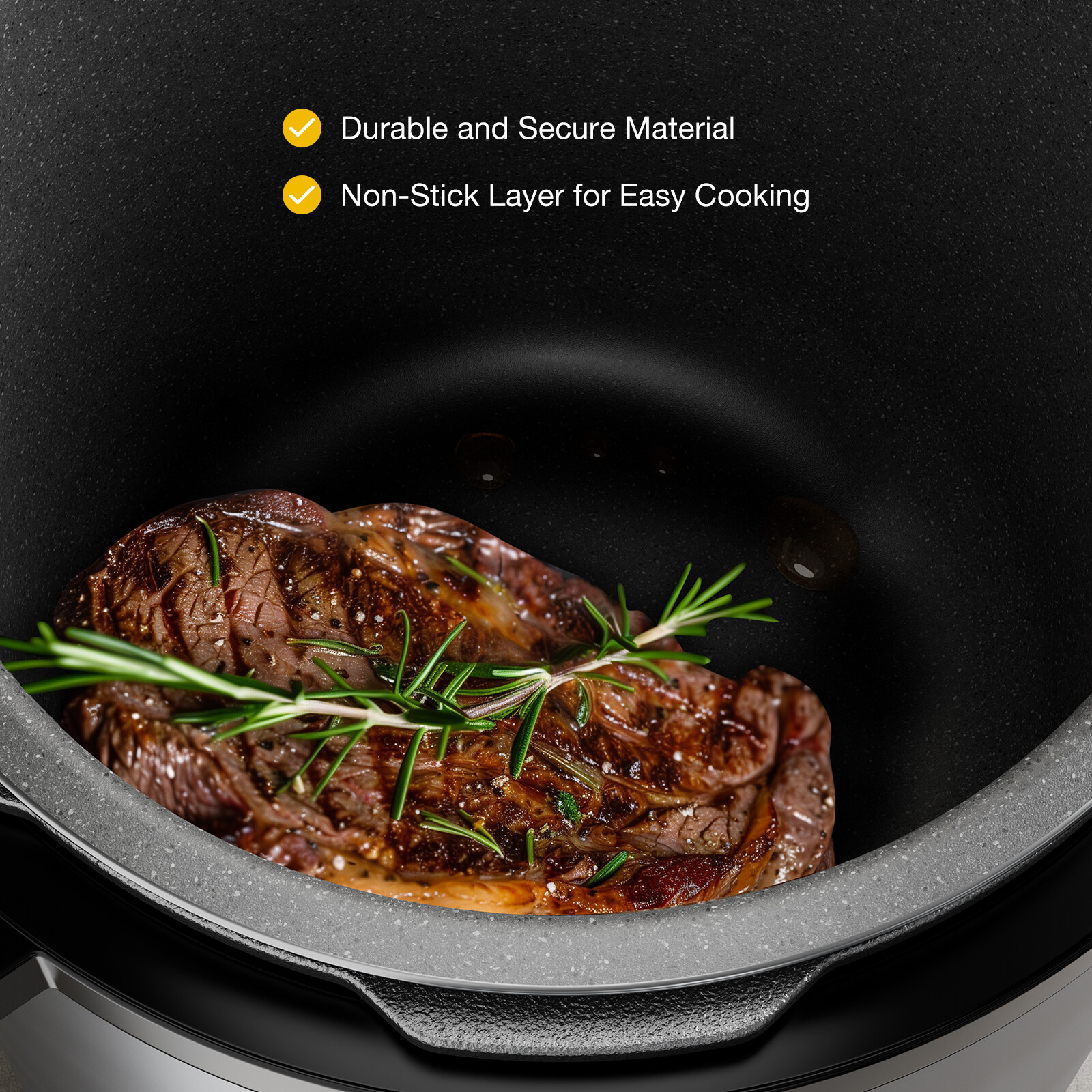 Electric Pressure Cooker 16-in-1 Multifunctional Digital Home Rice Cooker 8 QT