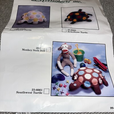 Herrschners 26-2626 Monkey Sock Doll Kit