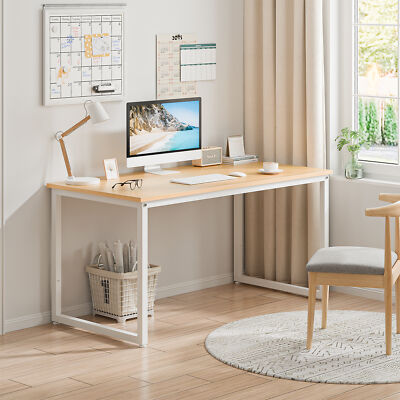 47'' Modern Laptop Computer Desk Study Working Table Home Office Desk Wood
