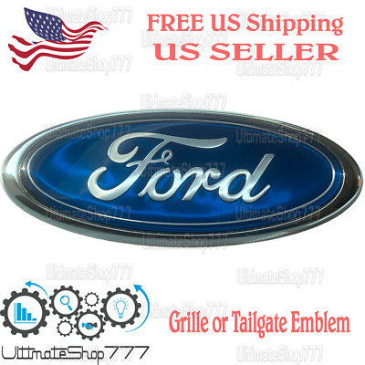 Rear Tailgate Oval Emblem for Ford E150 E250 E350 F250 F350 Fiesta Taurus Transi