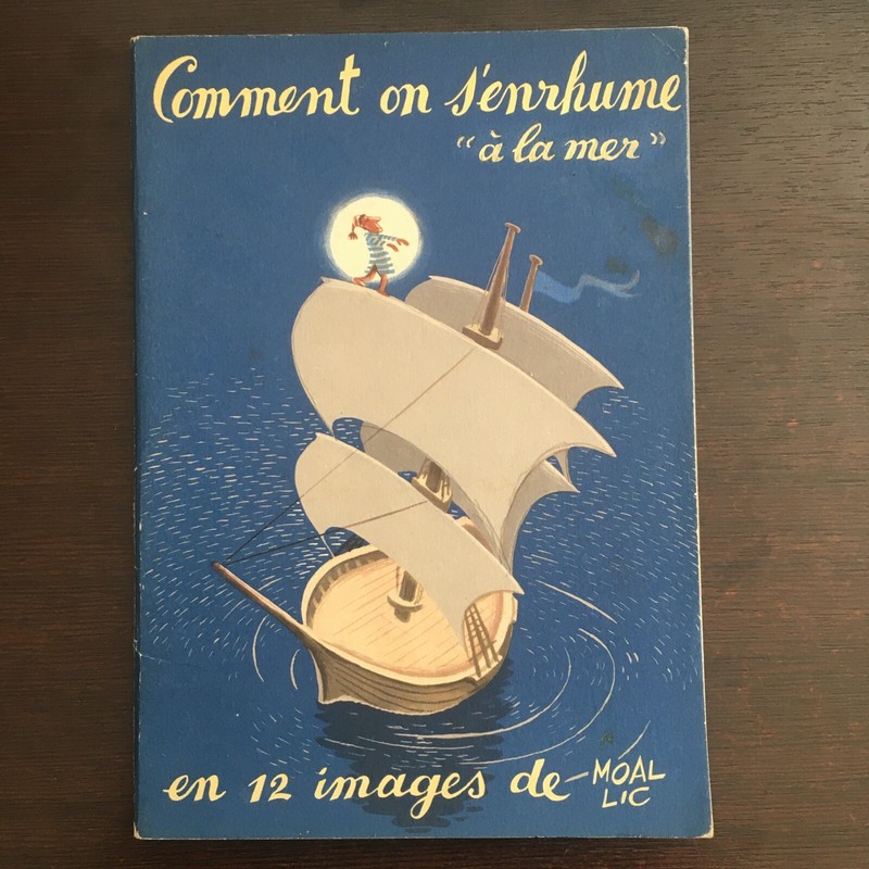 PublicitÃ©Â Calendrier Complet 1958 Comment On S'Enrhume Moallic + Pochette