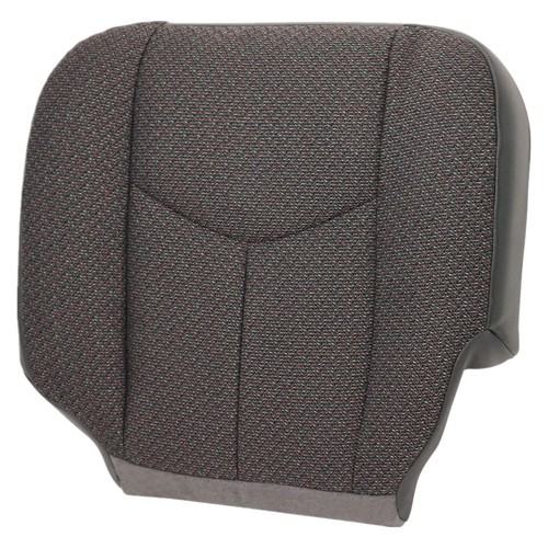 For 03-07 Chevy Silverado Dark Gray Cloth Driver Seat Foam Cushion &Bottom Cover