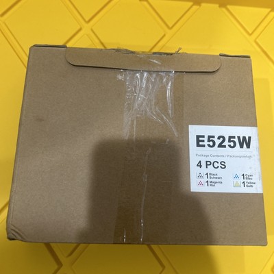 4 Pk E525W Toner Cartridges H3M8P VR3NV WN8M9 MWR7R Ink for Dell E525W *COMPLETE