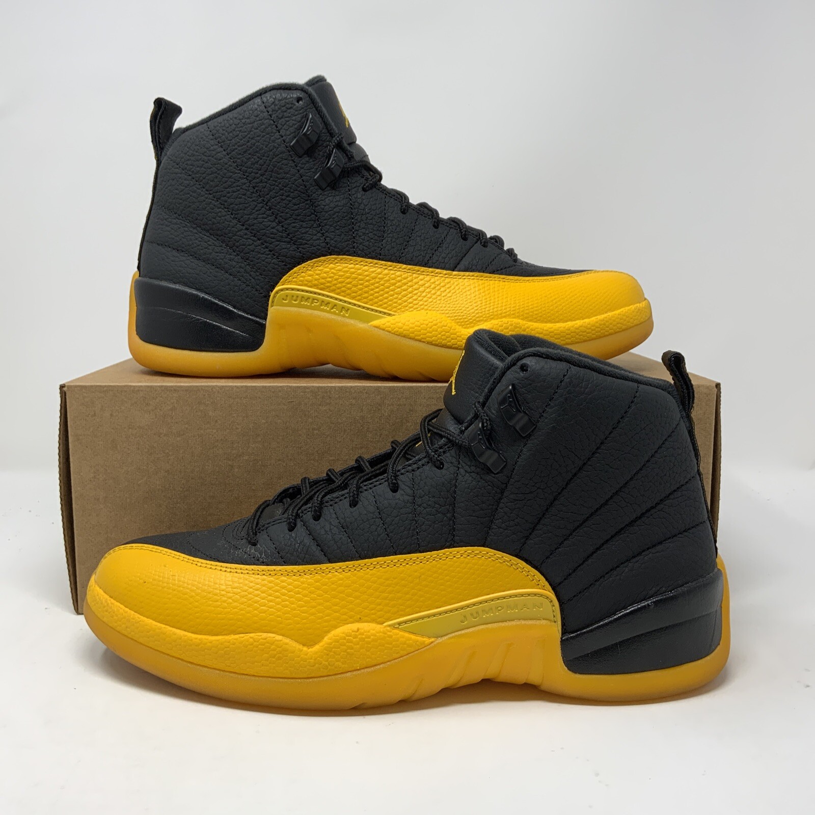 black and university gold jordan 12