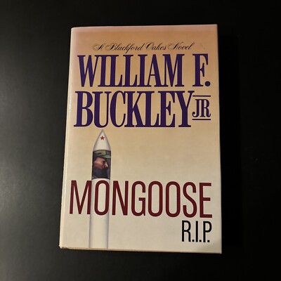 Mongoose R.I.P. William F. Buckley Jr. Vintage Book 1987 1 st Ed