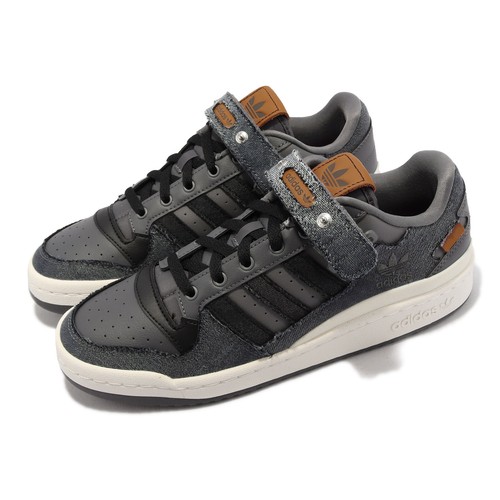 

adidas Originals Forum Low Grey White Мужская повседневная обувь для образа жизни Кроссовки HQ6335, Forum Low