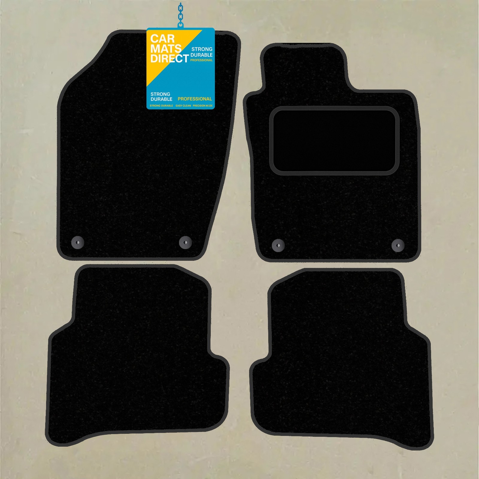 CAR FLOOR MATS FOR SKODA FABIA 2015 TO 2021 TAILORED LUXURY CARPET ALL WEATHER