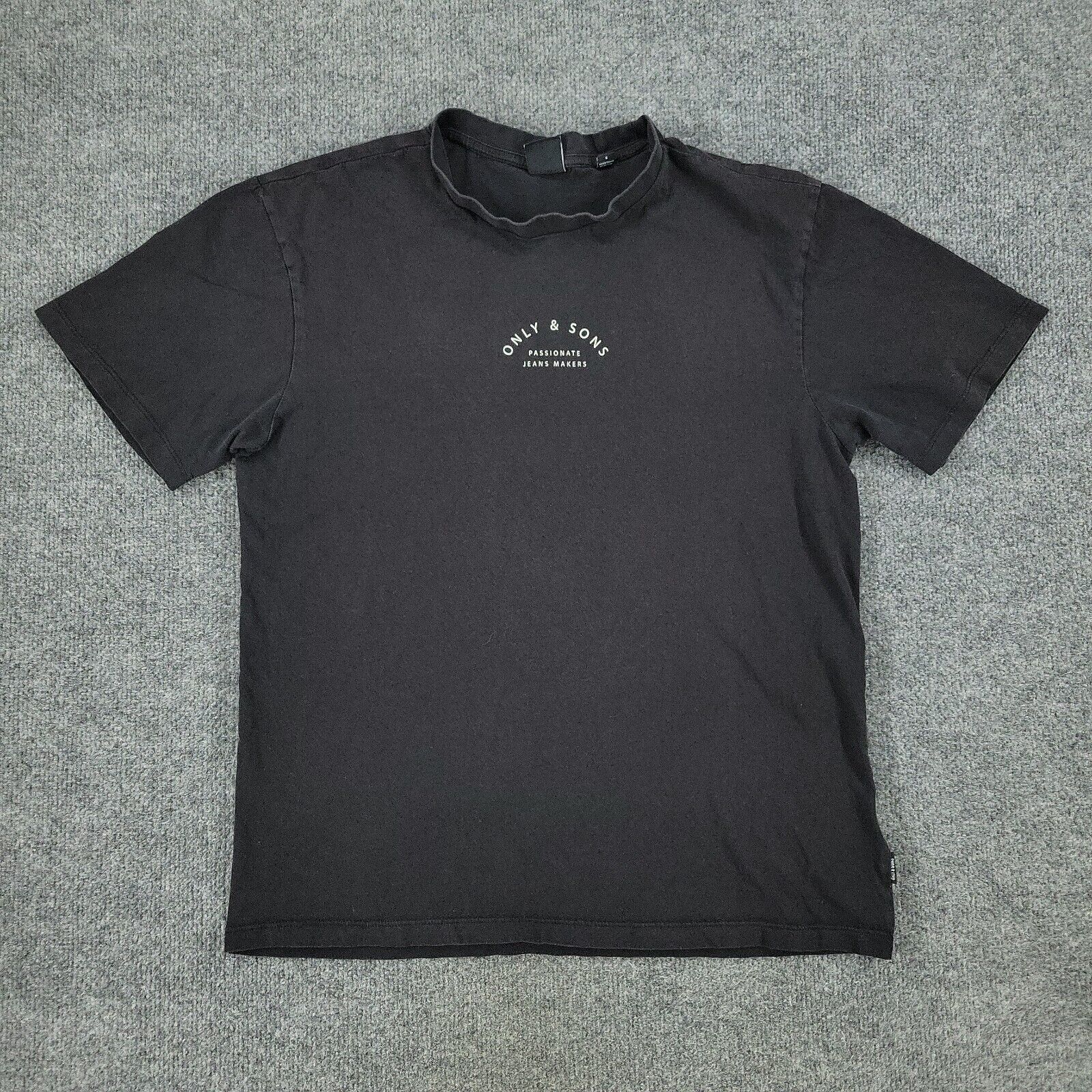Only & Sons Shirt Men's Small Black Passionate Jean Makers Only & Sons Shirt Men's Small Black Passionate Jean Makers