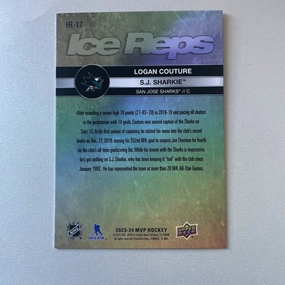2023 Upper Deck MVP #IR-17 Logan Couture Ice Reps