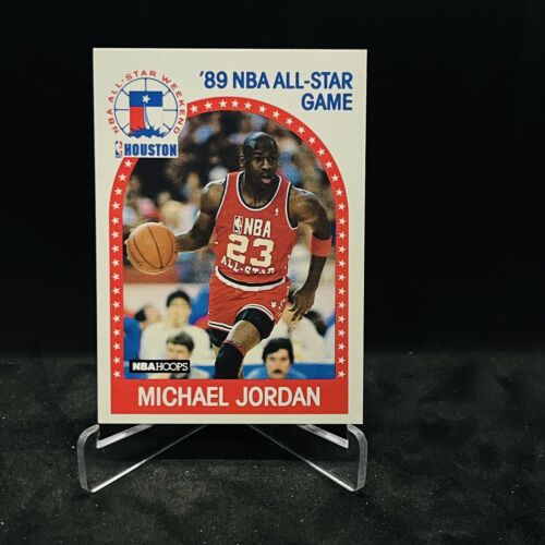 Michael Jordan 1989-90 NBA Hoops '89 NBA All Star Game, Card Michael Jordan 1989-90 NBA Hoops '89 NBA All Star Game, Card