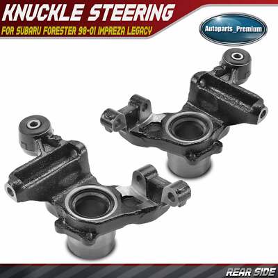 2x Rear Sides Steering Knuckle for Subaru Forester 98-01 Impreza 93-01 Legacy