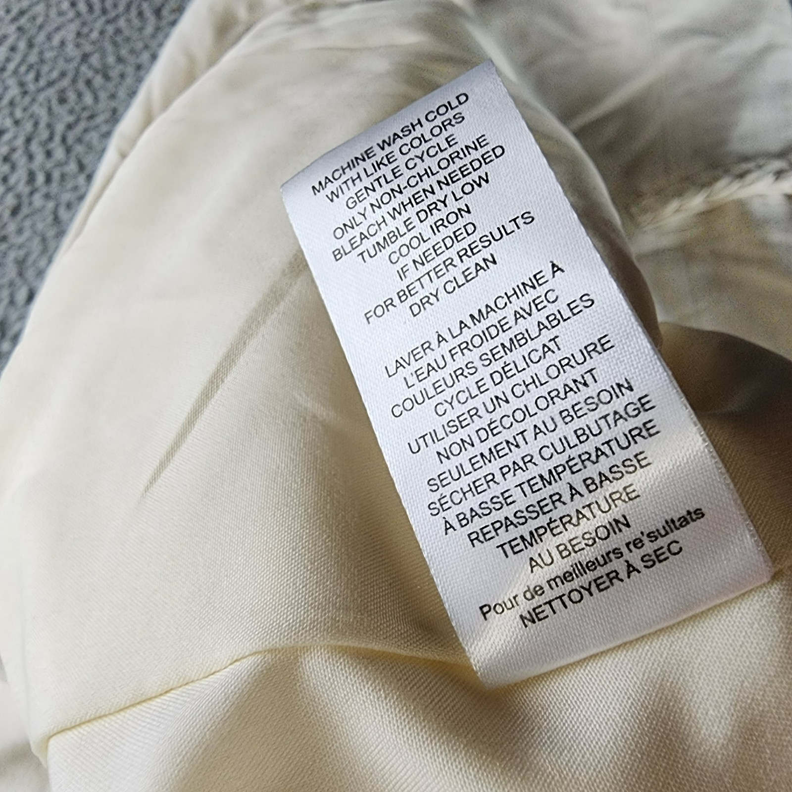 T Tahari Single Button Blazer Women's 12 Toasted Beige Braided Welt Pockets L/S - Picture 12 of 17