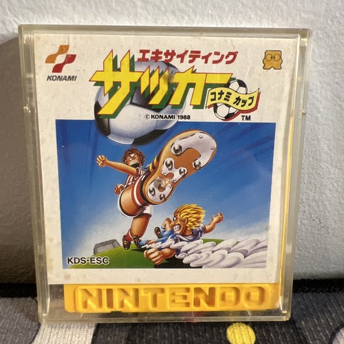 New Sealed Exciting Soccer Konami Cup Famicom Disk NES Japan