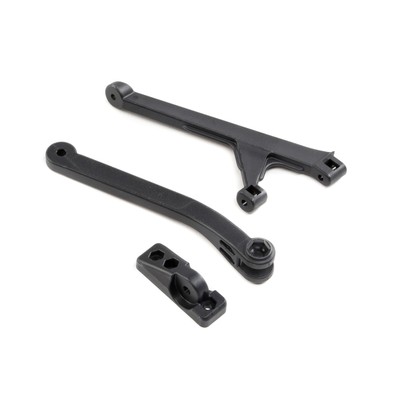 Team Losi Racing Chassis Braces 8XE TLR241055 Gas Car/Truck Replacement Parts