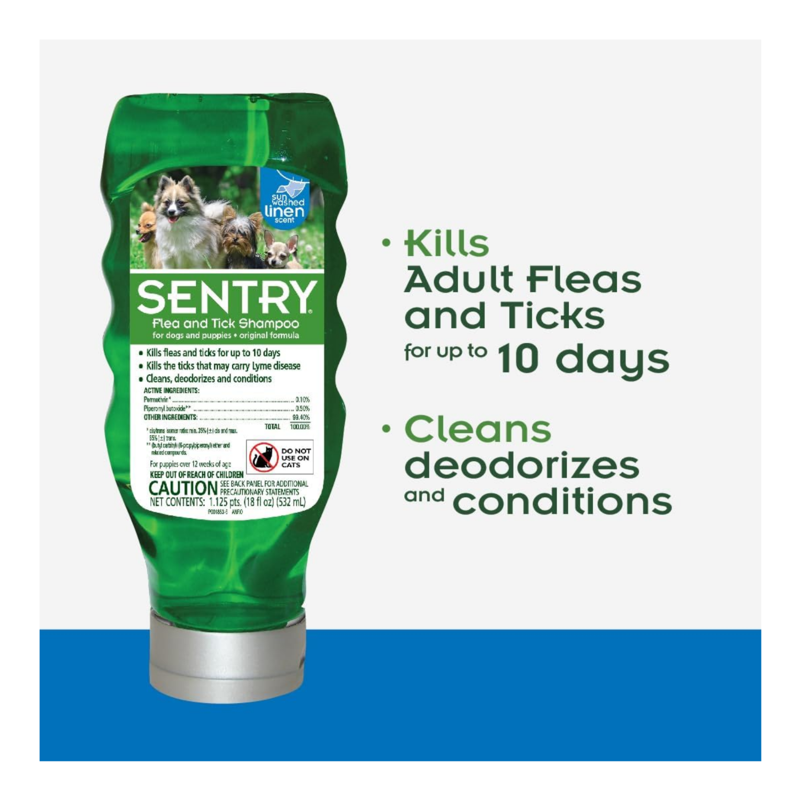 SENTRY PRO Flea and Tick Shampoo for Dogs, Eliminate Fleas, Ticks, 18 Pricetronic