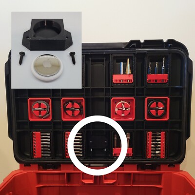 Milwaukee Packout Tool Box Apple AirTag Mount Holder Replaces Tick Tracker