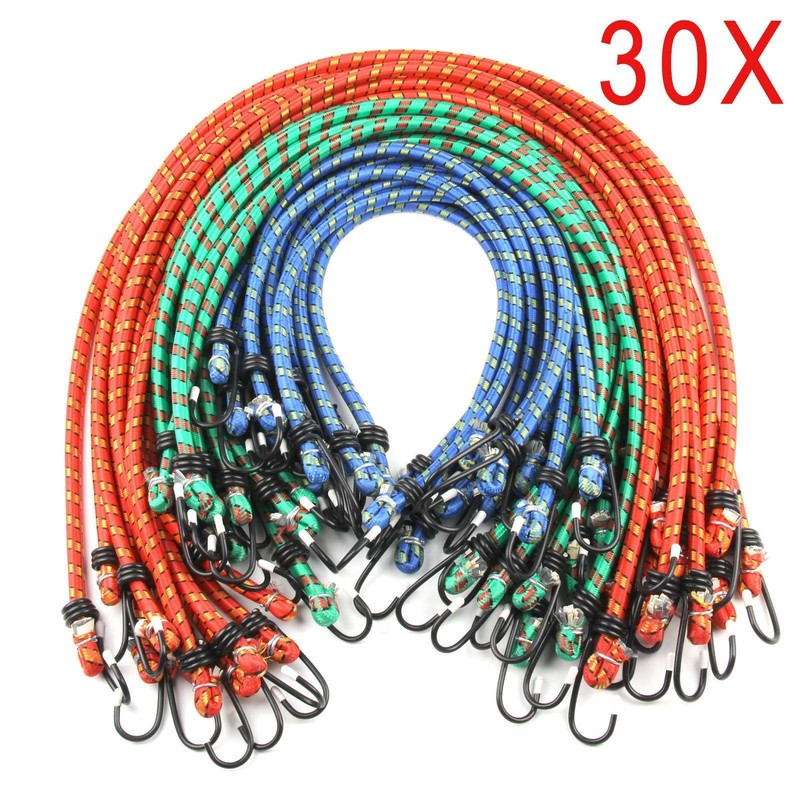 30tlg SET 60 800 100 Gepäckgummi Expander Spanngummis Gepäckspanner Spanngurte