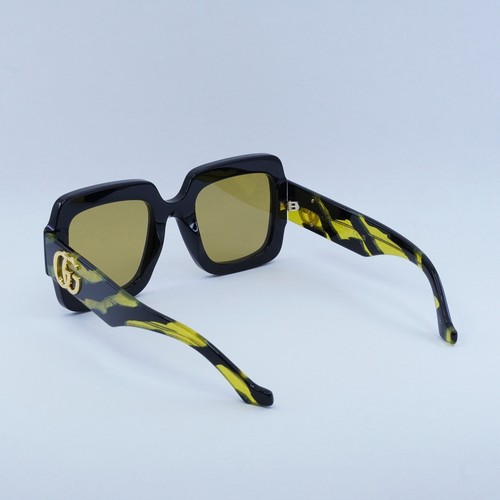 Pre-owned Gucci Gg1547s 004 Black/brown 50-24-145 Sunglasses Authentic