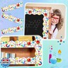 Pajean 72 Feet Science Bulletin Board Borders Science Fair Classroom Decorations Scalloped Chemistry Lab Bulletin Board Trim for Summer Back to School Home Office Scientist Wall Door Supplies(White)