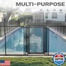 DWVO 4FTx 3.2FT Pool Fence Gate, DIY Swimming Pool Safety Fence Gate for In-ground Pools, Durable and Easy to Install Pool Fencing for Outdoor Swimming Backyard Garden