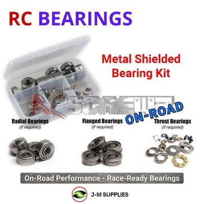 RCScrewZ Metal Shielded Bearings asc196b for Associated Ultra Fox (6051) | SET