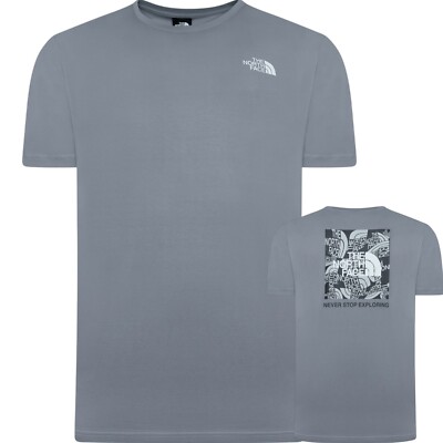 The North Face Mens Box Exploration Casual T Shirts TNF Short Sleeve Summer Tee