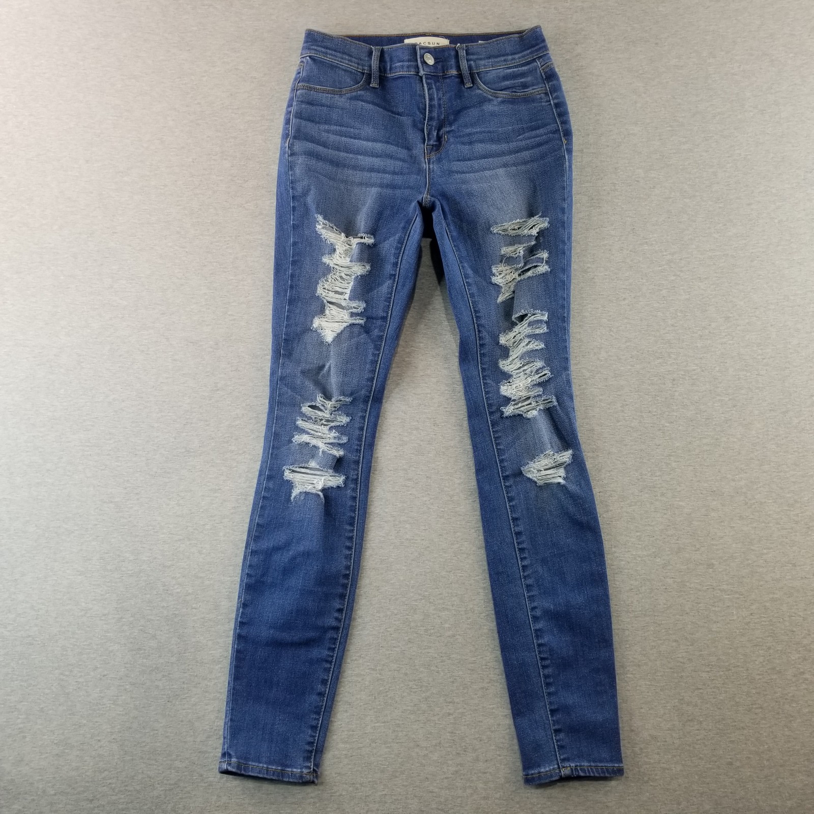 PacSun Jeans Women's Sz 25 Jegging Super Stretch Med Wash Normcore Cute Trendy