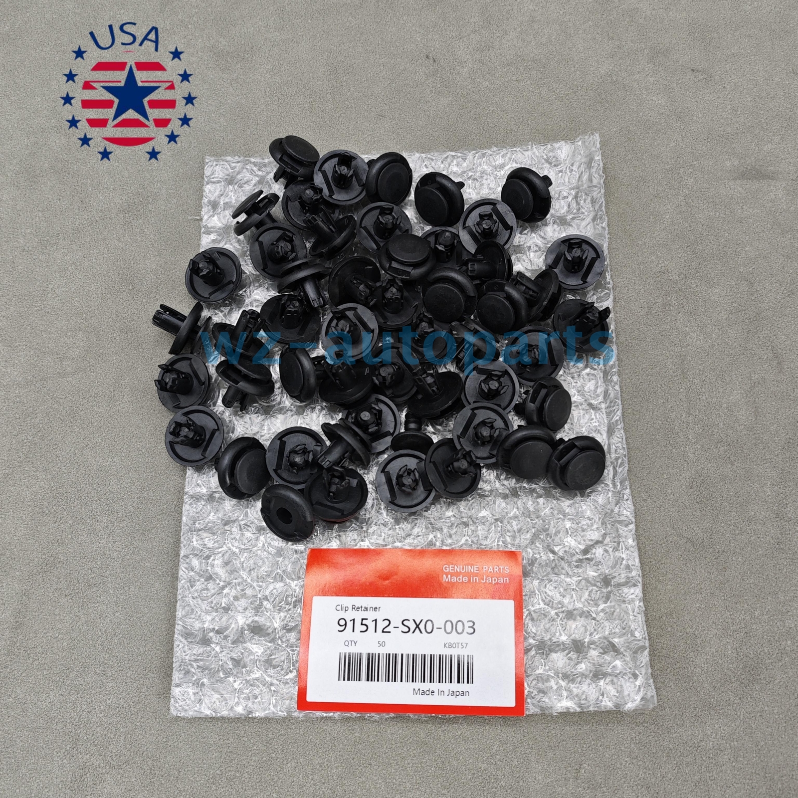 OEM 50x Fender Liner Retainer Fastener Clips 91512-SX0-003 For