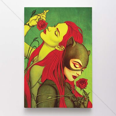 Catwoman Poster Canvas DC Comic Book Cover Selina Kyle Art Print #22237