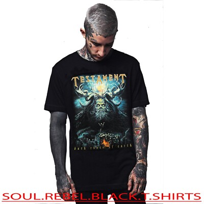 TESTAMENT DARK ROOTS OF EARTH METAL PUNK ROCK MEN'S SIZES