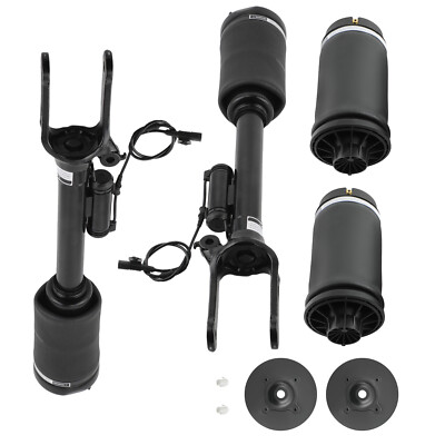 2X Luftbalg Hinten + 2X Federbein Vorne for Mercedes GL ML X164 W164 mit ADS