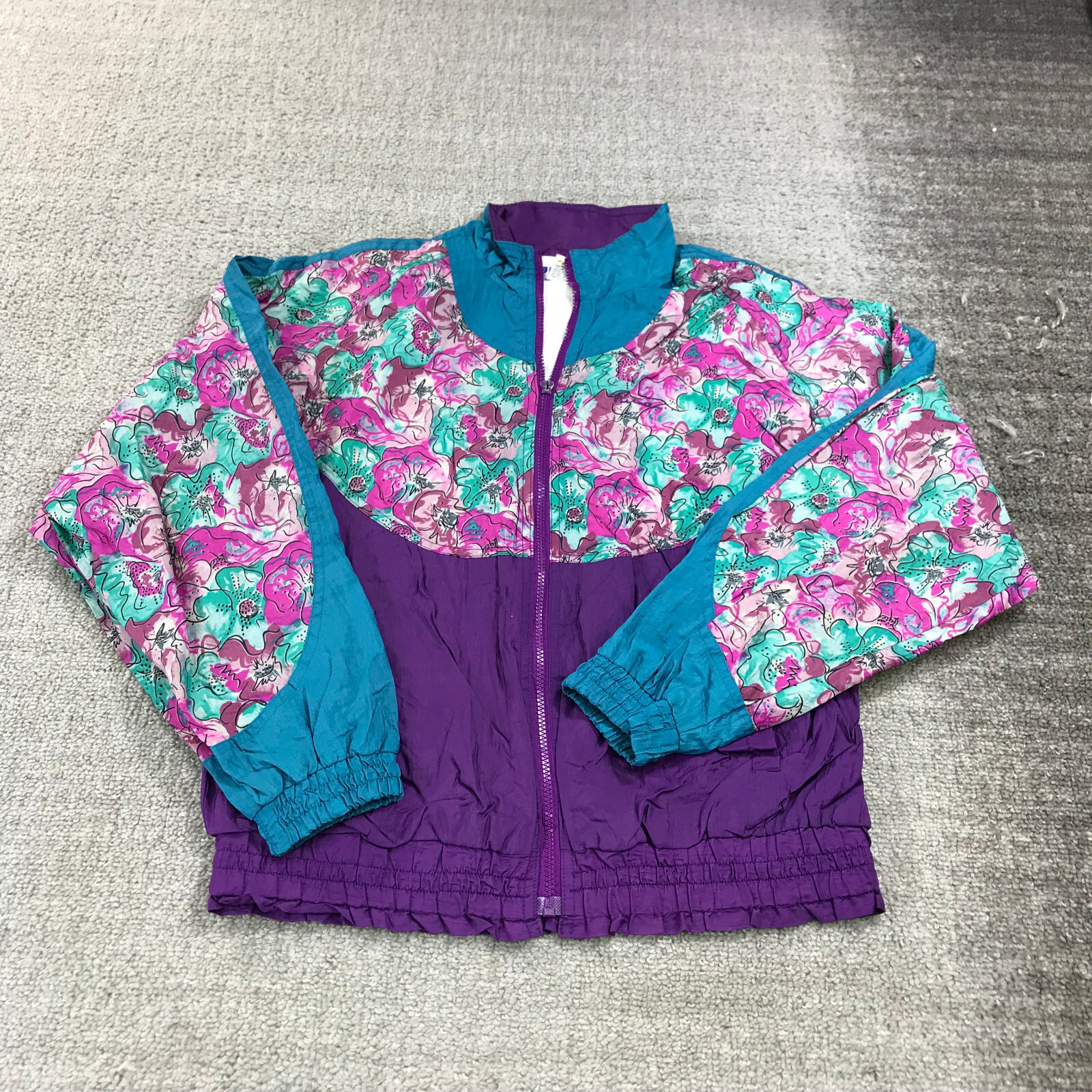 トップス 1990s \" Tultex \" purple zipup sweat park 1990's Vintage Hooded Sweatshirt Made By Tultex Blank Purple